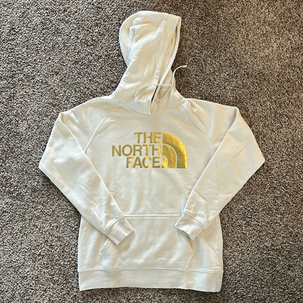 THE NORTH FACE white/cream sweatshirt